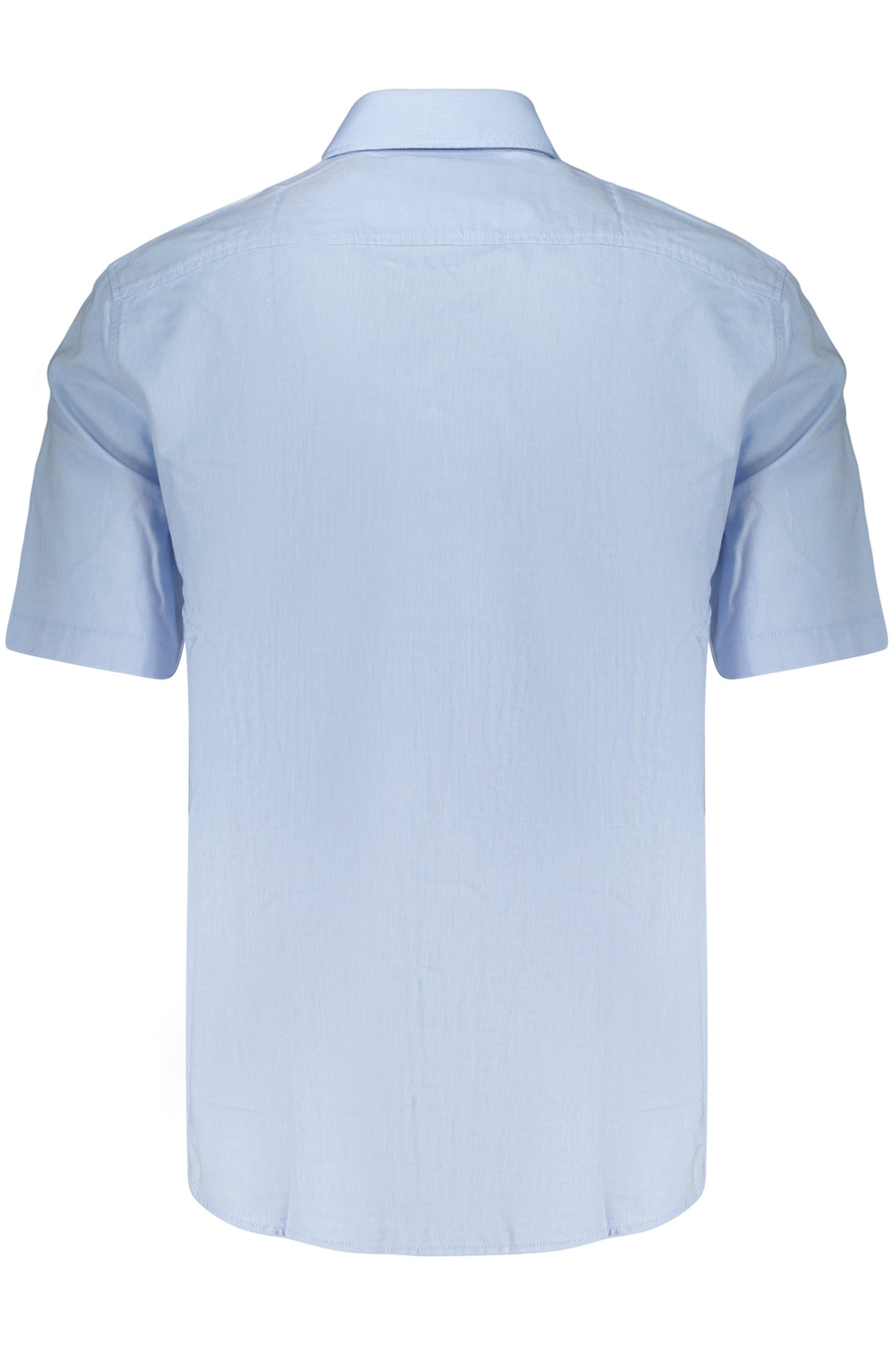 BOSS CAMICIA MANICHE CORTE UOMO AZZURRO