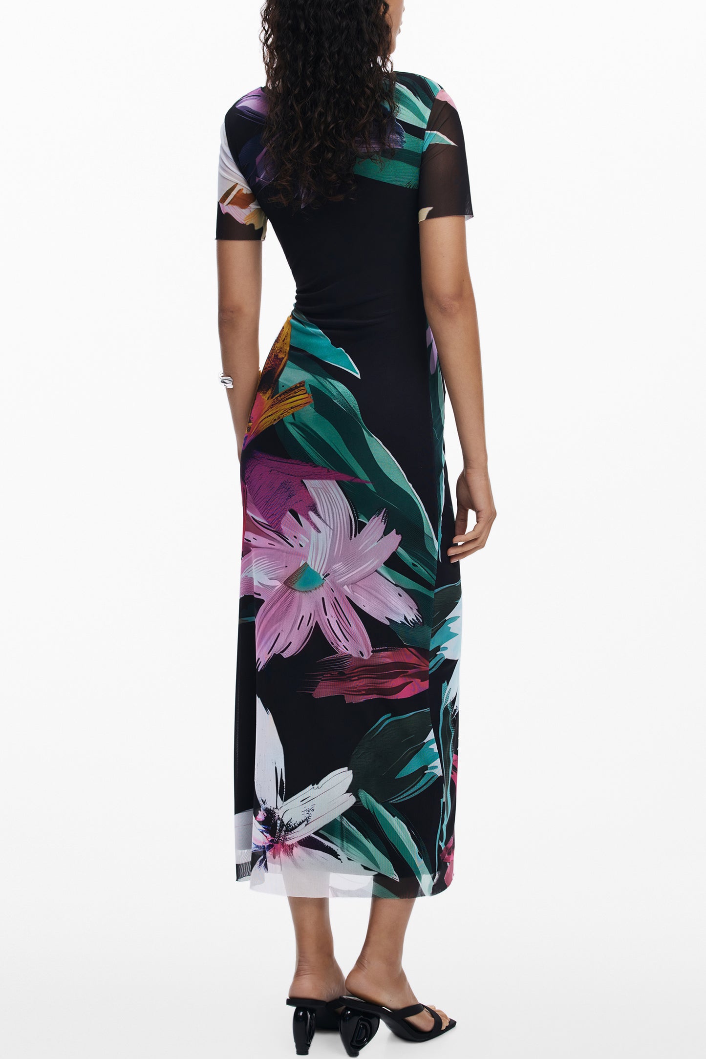 DESIGUAL ABITO LUNGO DONNA NERO