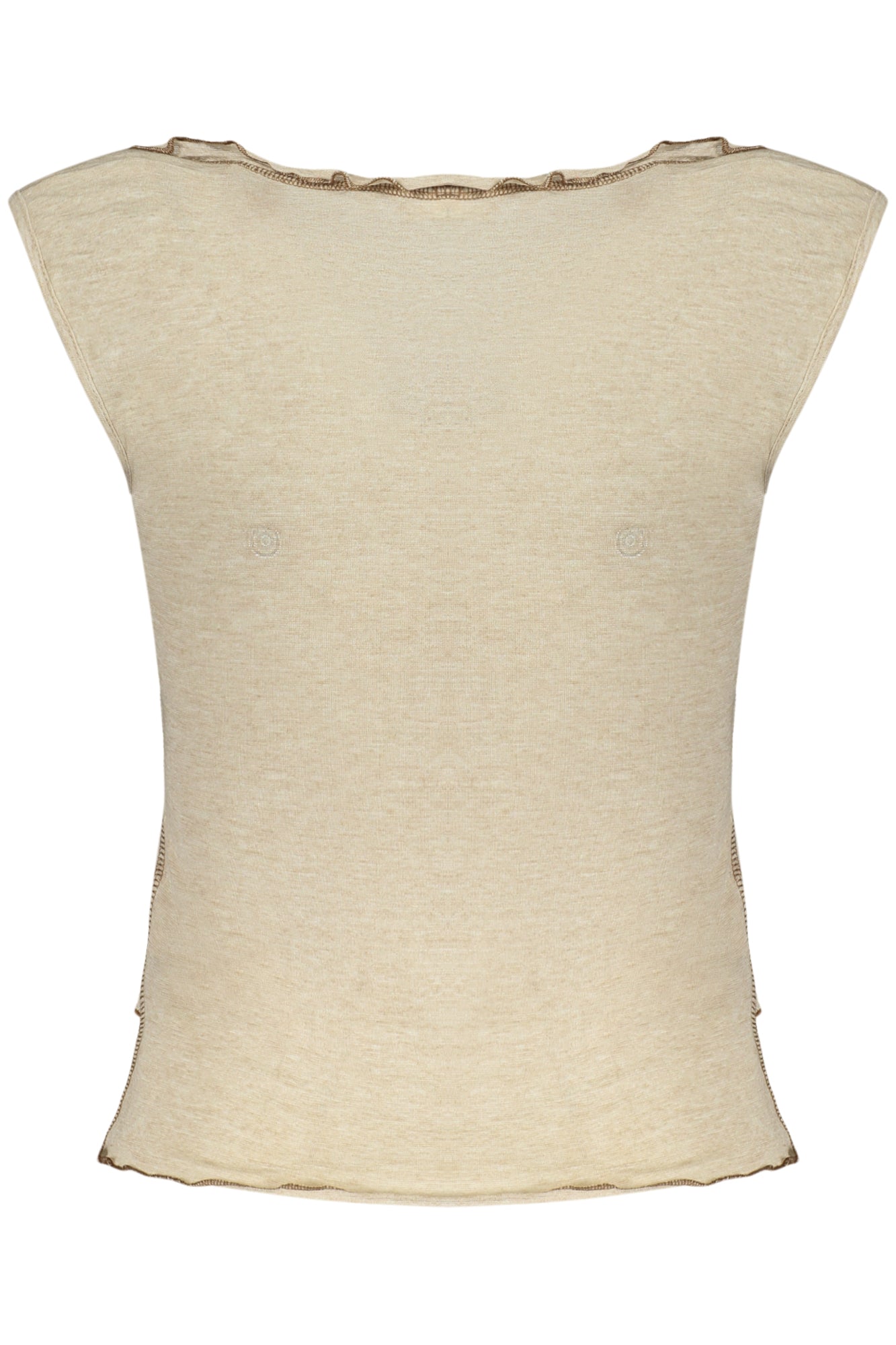 DESIGUAL CANOTTA DONNA BEIGE