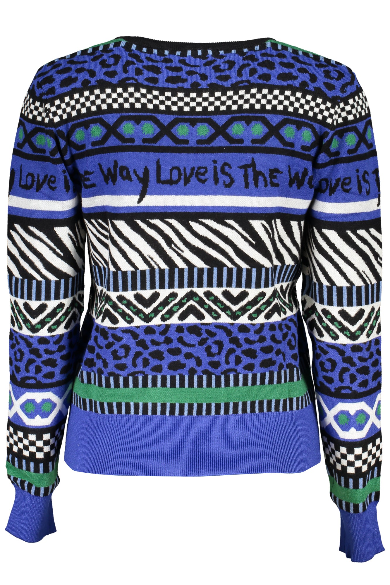DESIGUAL MAGLIA DONNA BLU