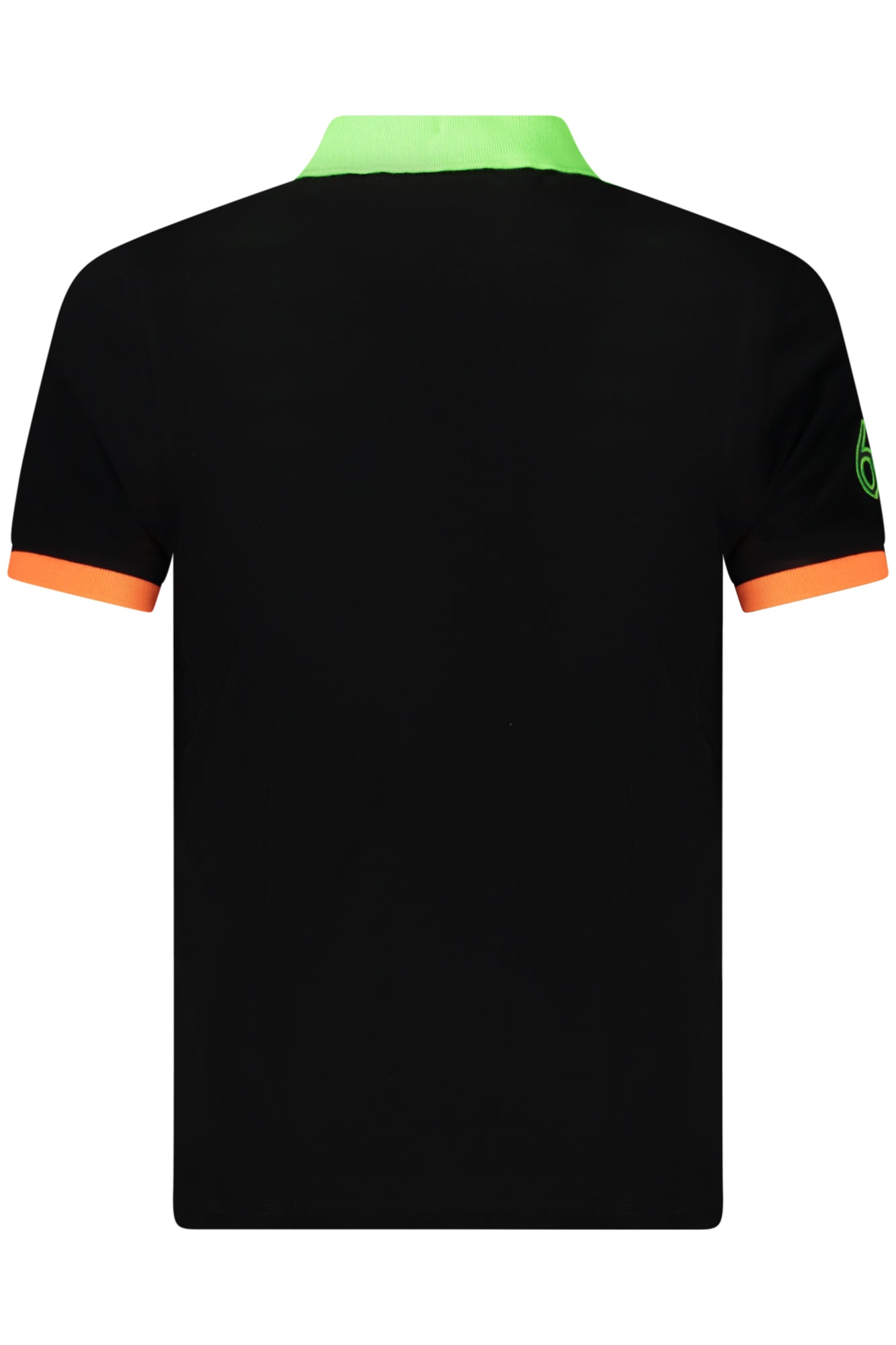 NORWAY 1963 POLO MANICHE CORTE UOMO NERO