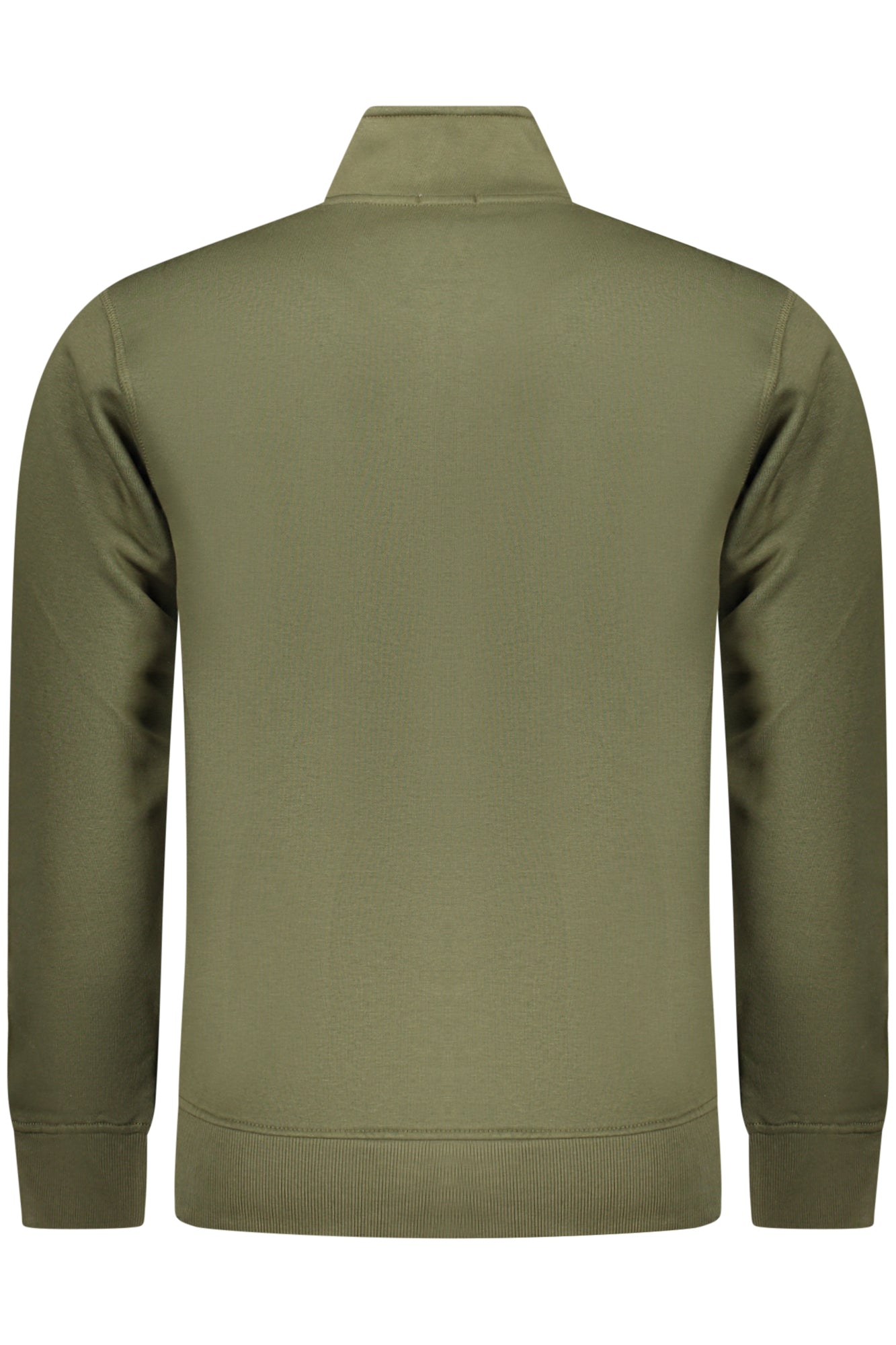 RIFLE FELPA CON ZIP UOMO VERDE