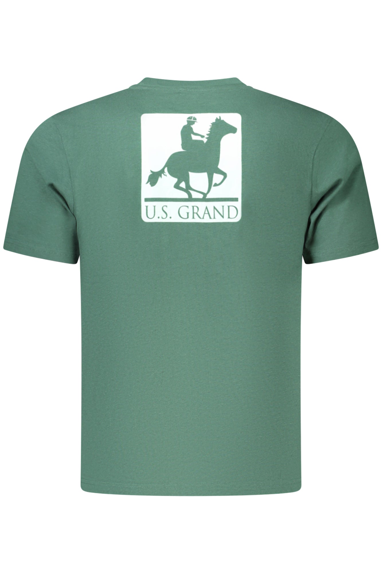 U.S. GRAND T-SHIRT MANICHE CORTE UOMO VERDE