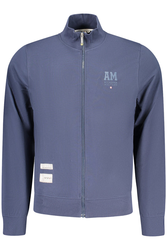 ACCADEMIA MILITARE FELPA CON ZIP UOMO BLU