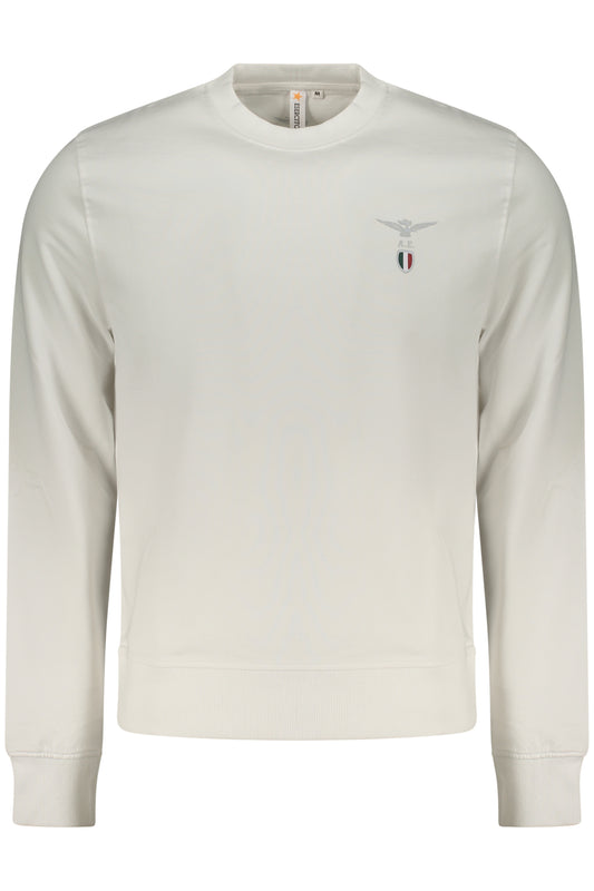 ACCADEMIA MILITARE FELPA SENZA ZIP UOMO BIANCO