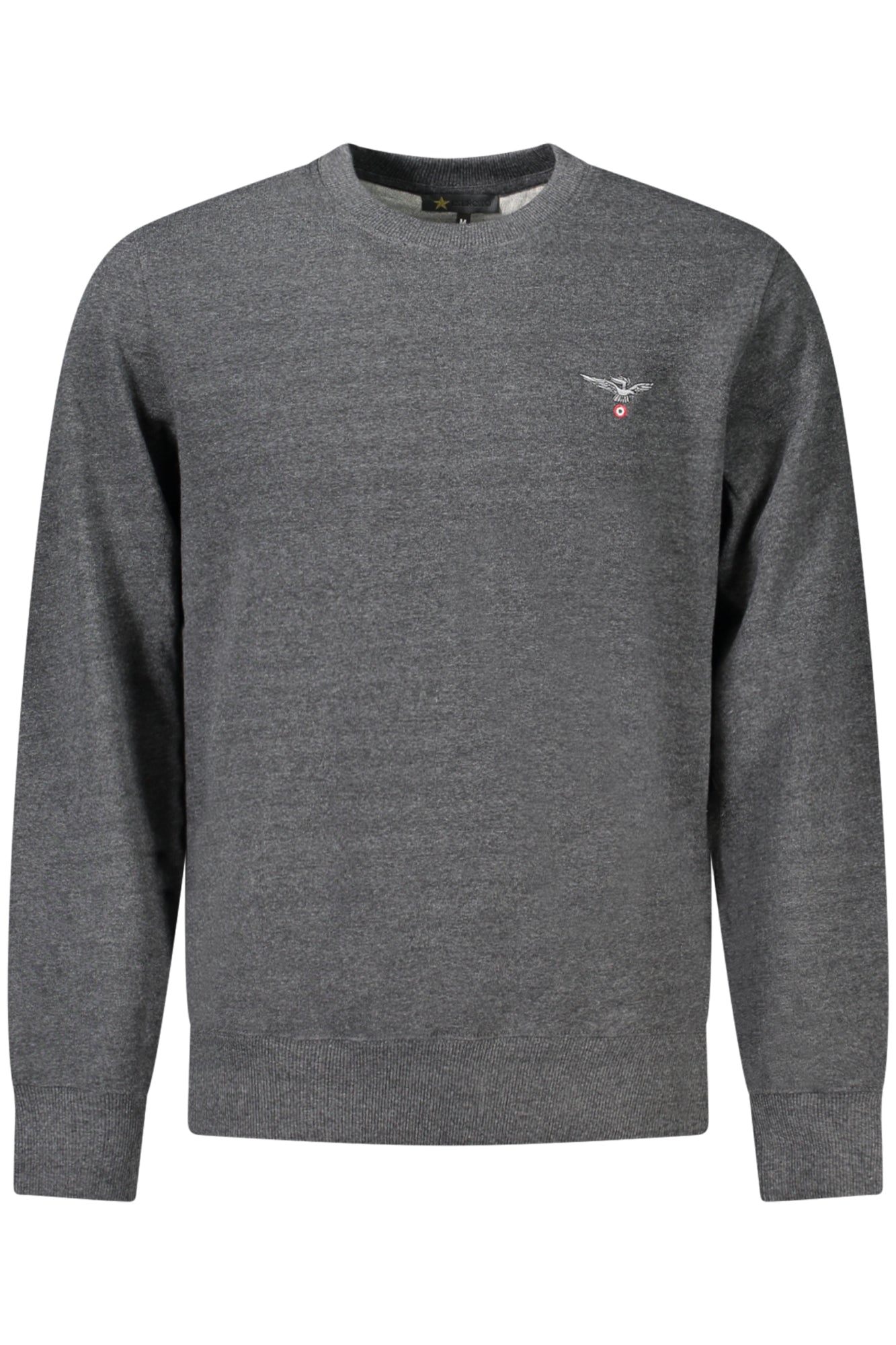 ACCADEMIA MILITARE FELPA SENZA ZIP UOMO GRIGIO