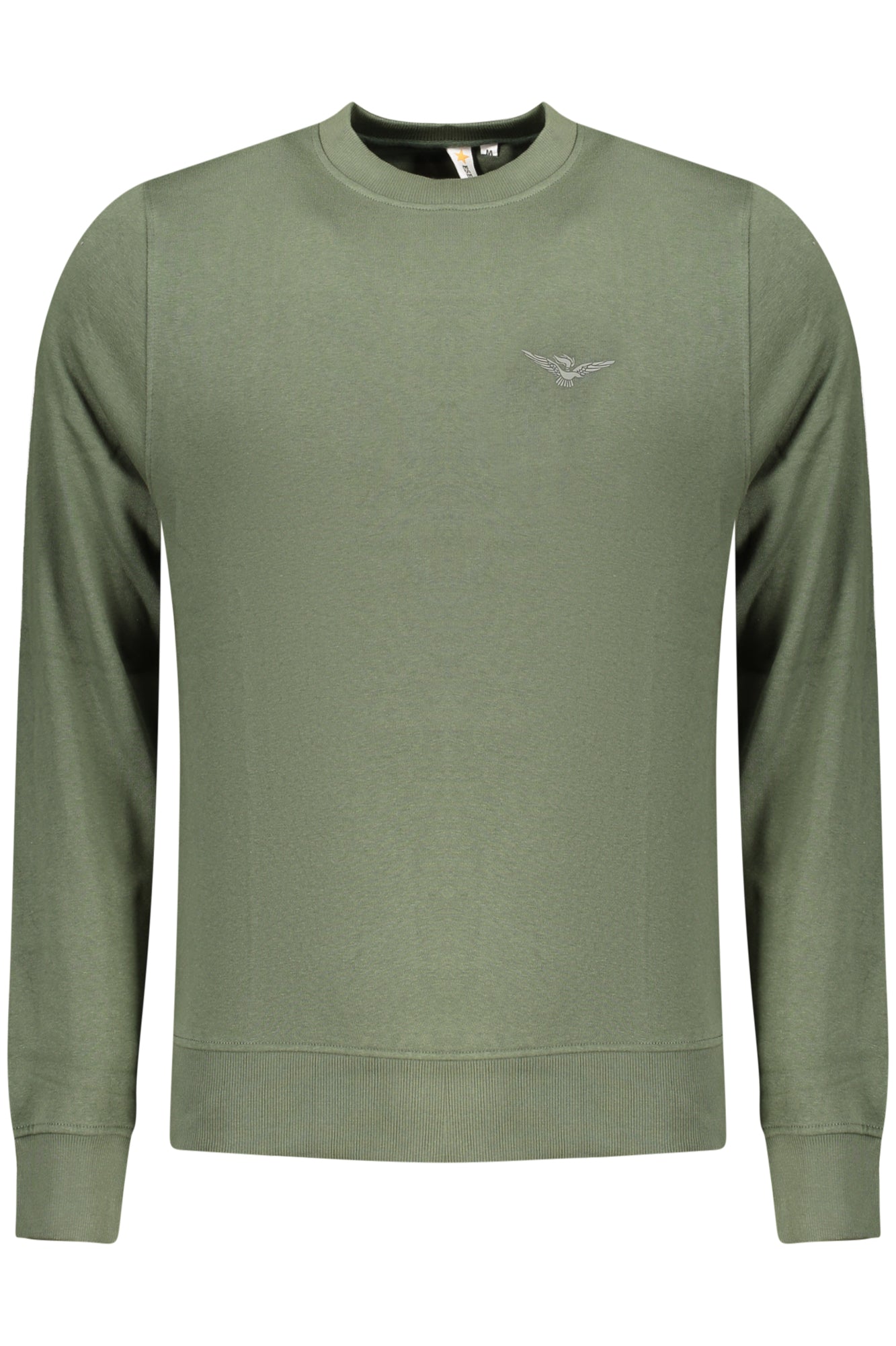ACCADEMIA MILITARE FELPA SENZA ZIP UOMO VERDE