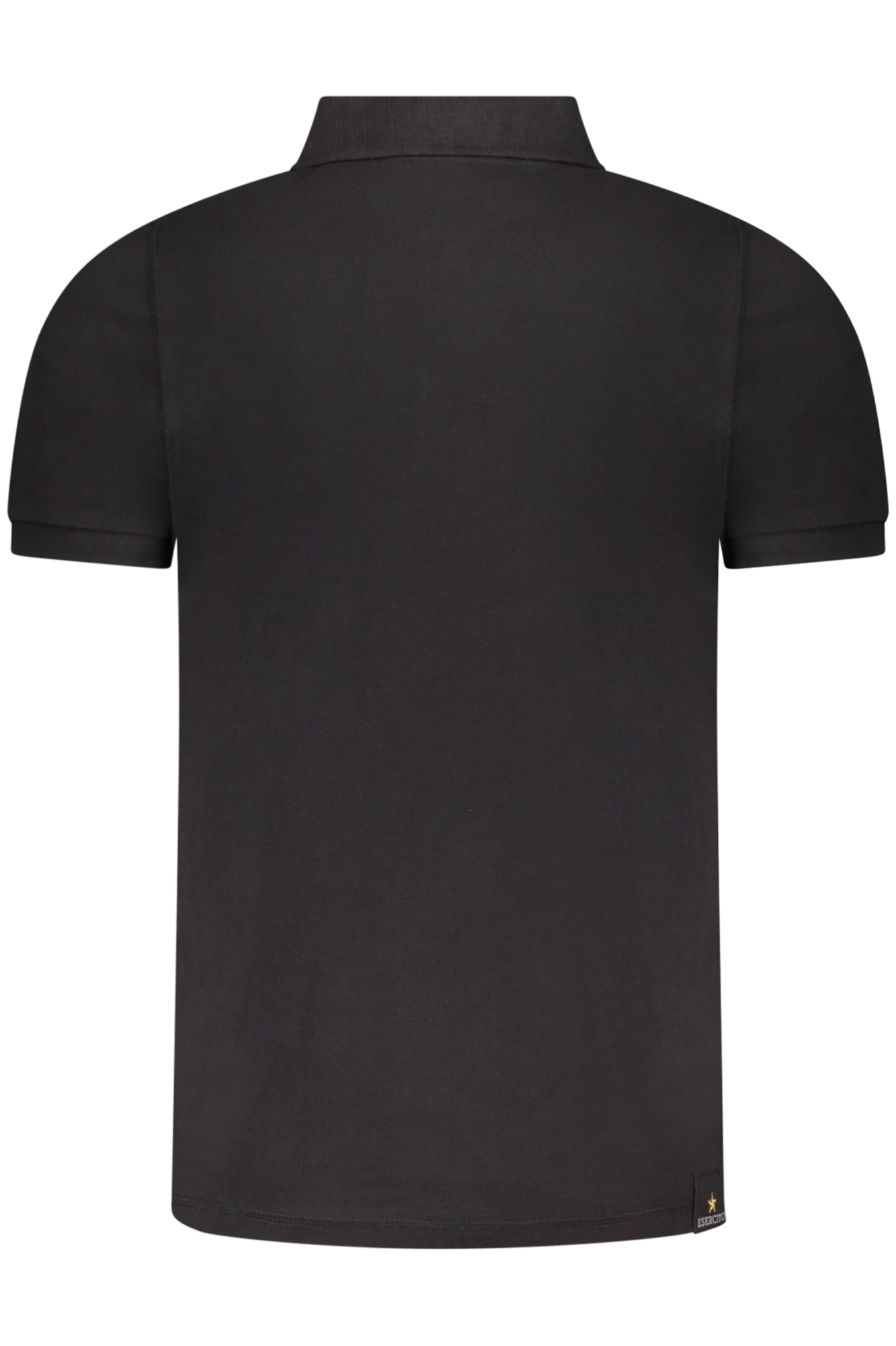ACCADEMIA MILITARE POLO MANICHE CORTE UOMO NERO
