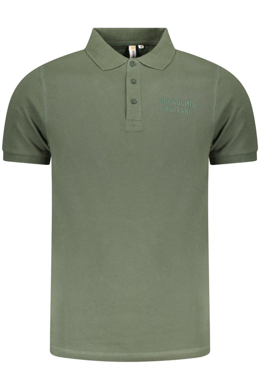 ACCADEMIA MILITARE POLO MANICHE CORTE UOMO VERDE