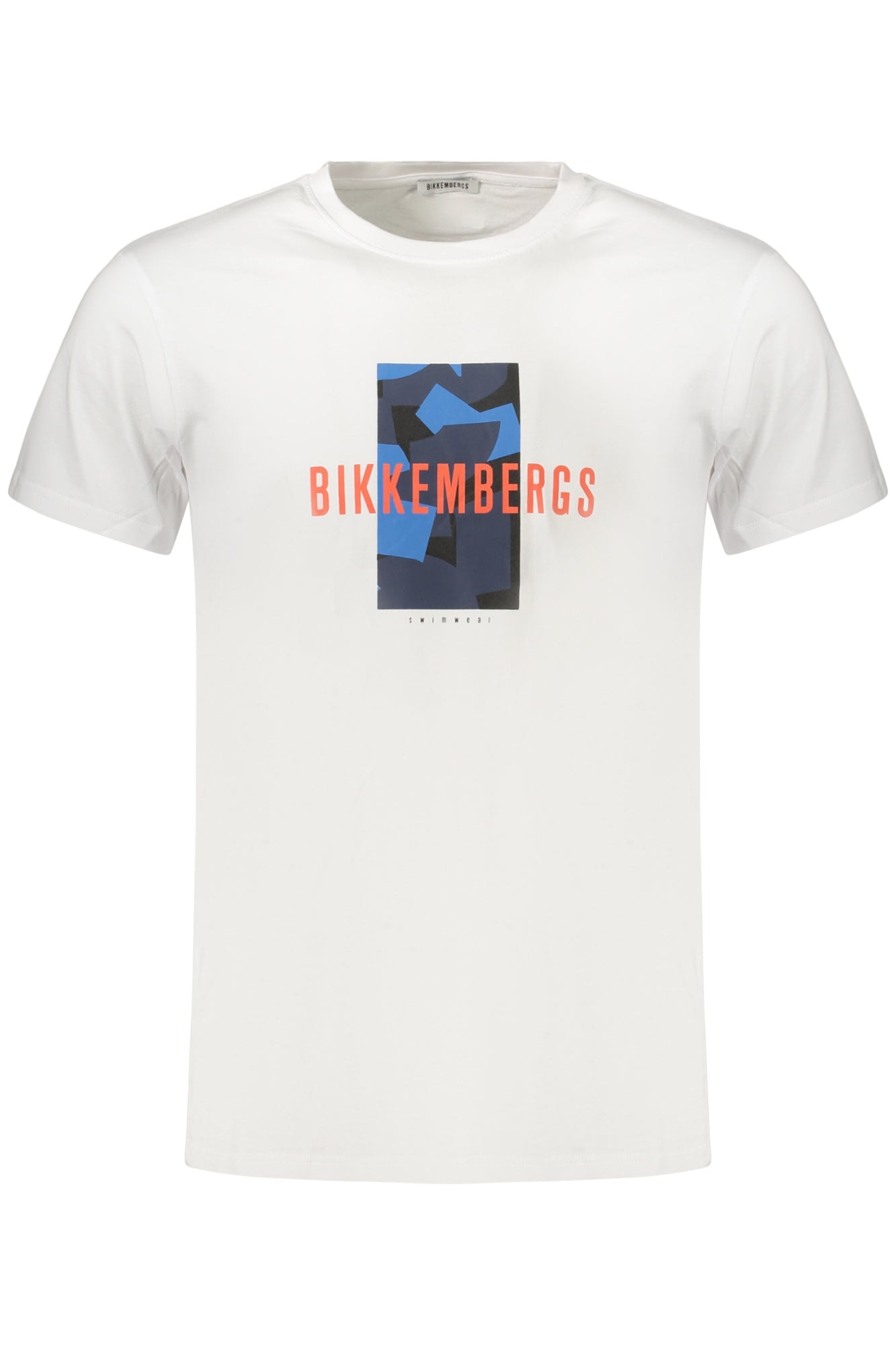 BIKKEMBERGS T-SHIRT MANICHE CORTE UOMO BIANCO