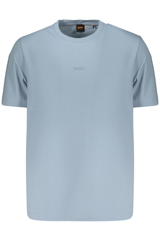 BOSS T-SHIRT MANICHE CORTE UOMO AZZURRO