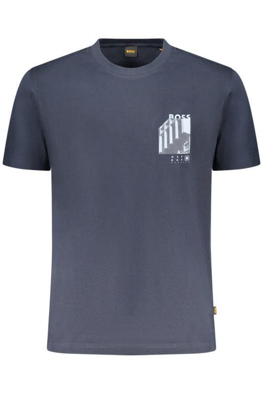 BOSS T-SHIRT MANICHE CORTE UOMO BLU