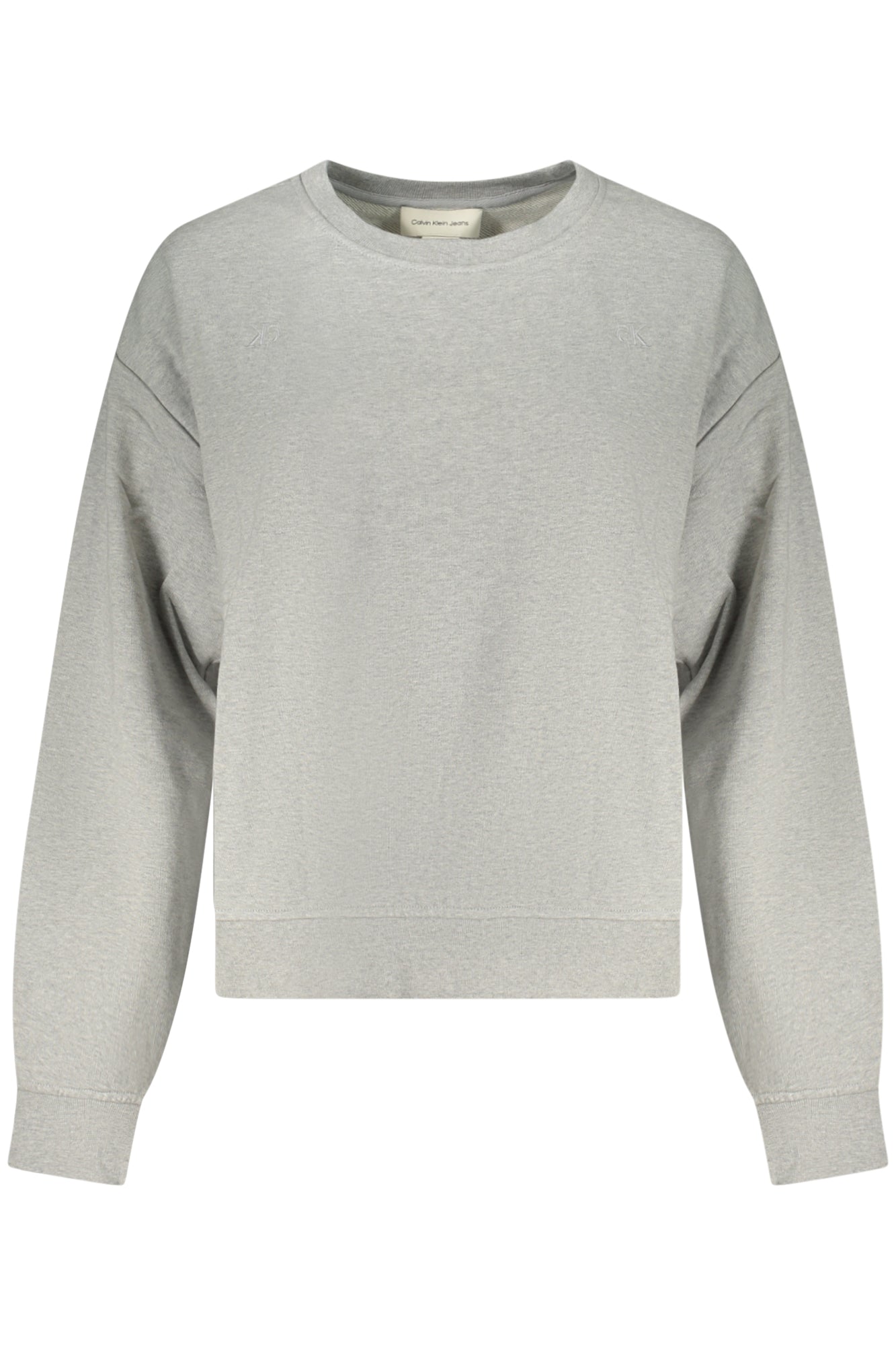 CALVIN KLEIN FELPA SENZA ZIP DONNA GRIGIO