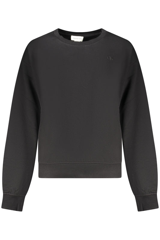 CALVIN KLEIN FELPA SENZA ZIP DONNA NERO