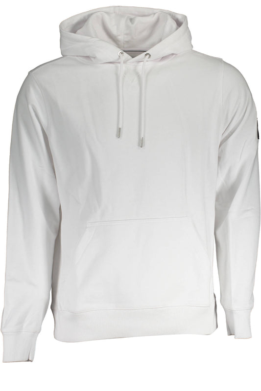 CALVIN KLEIN FELPA SENZA ZIP UOMO BIANCO