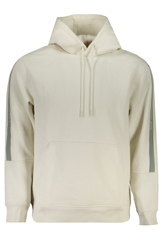 CALVIN KLEIN FELPA SENZA ZIP UOMO BIANCO
