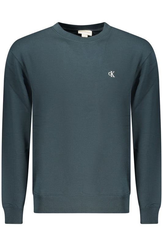 CALVIN KLEIN FELPA SENZA ZIP UOMO BLU