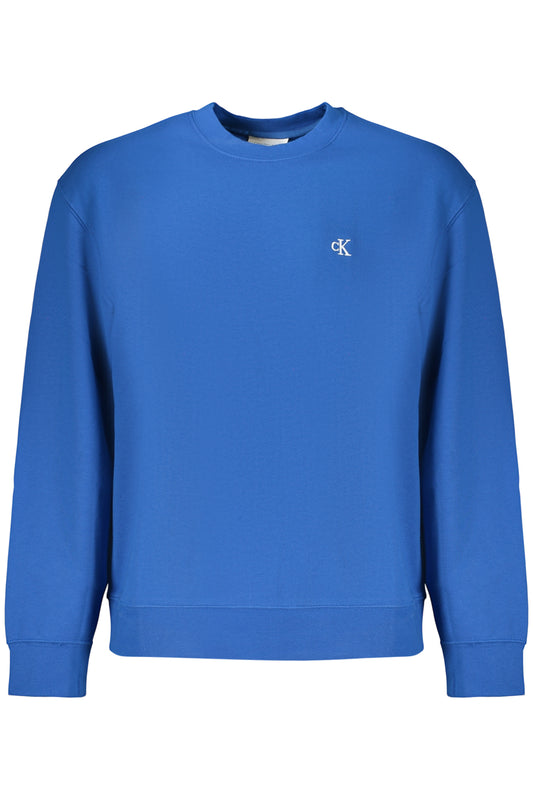 CALVIN KLEIN FELPA SENZA ZIP UOMO BLU