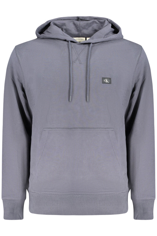 CALVIN KLEIN FELPA SENZA ZIP UOMO BLU