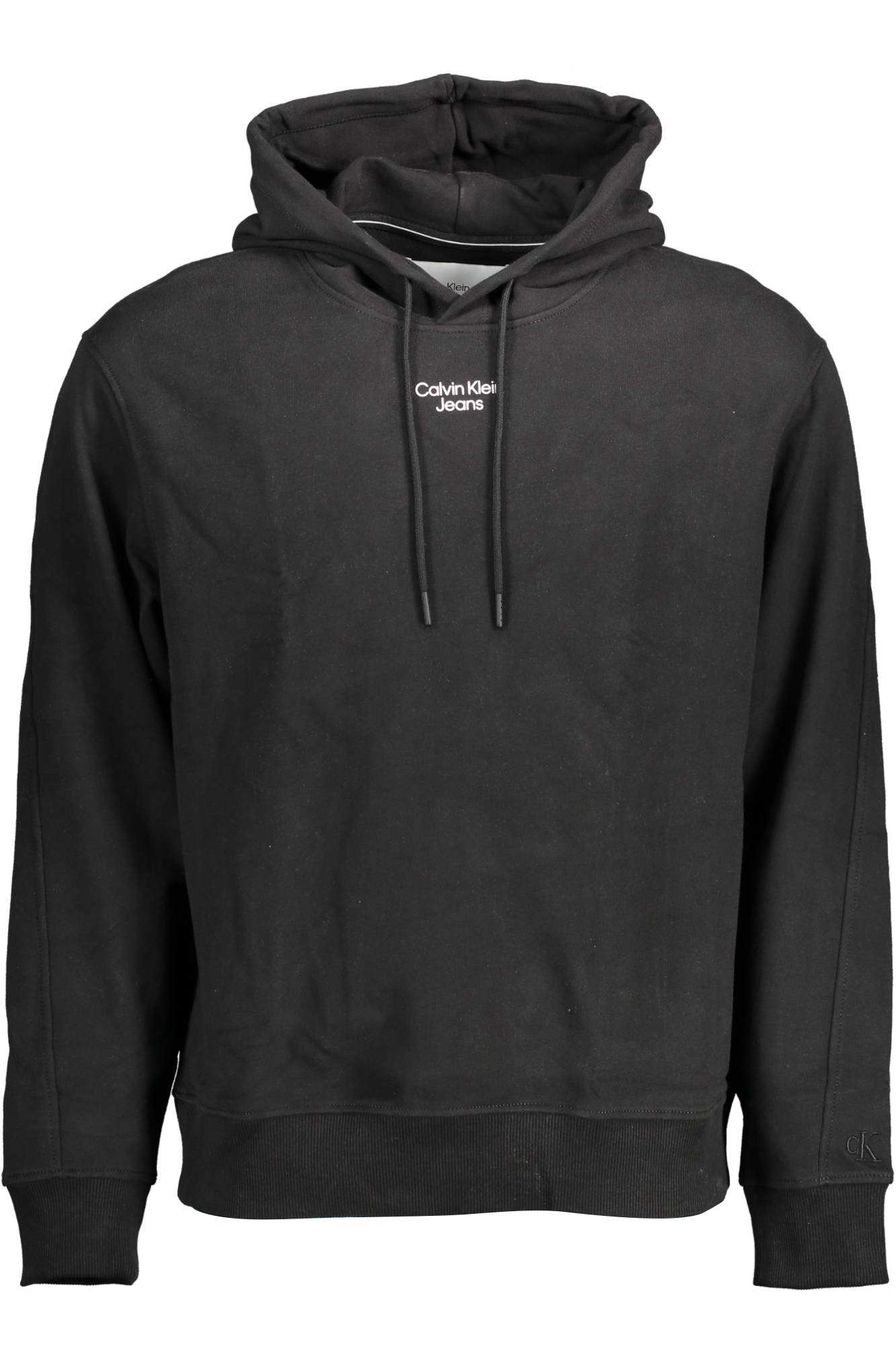 CALVIN KLEIN FELPA SENZA ZIP UOMO NERO