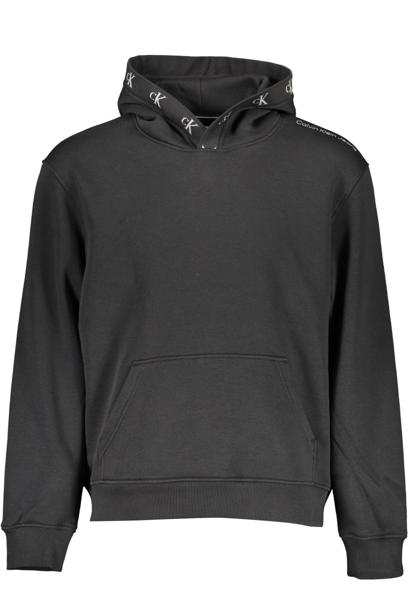 CALVIN KLEIN FELPA SENZA ZIP UOMO NERO