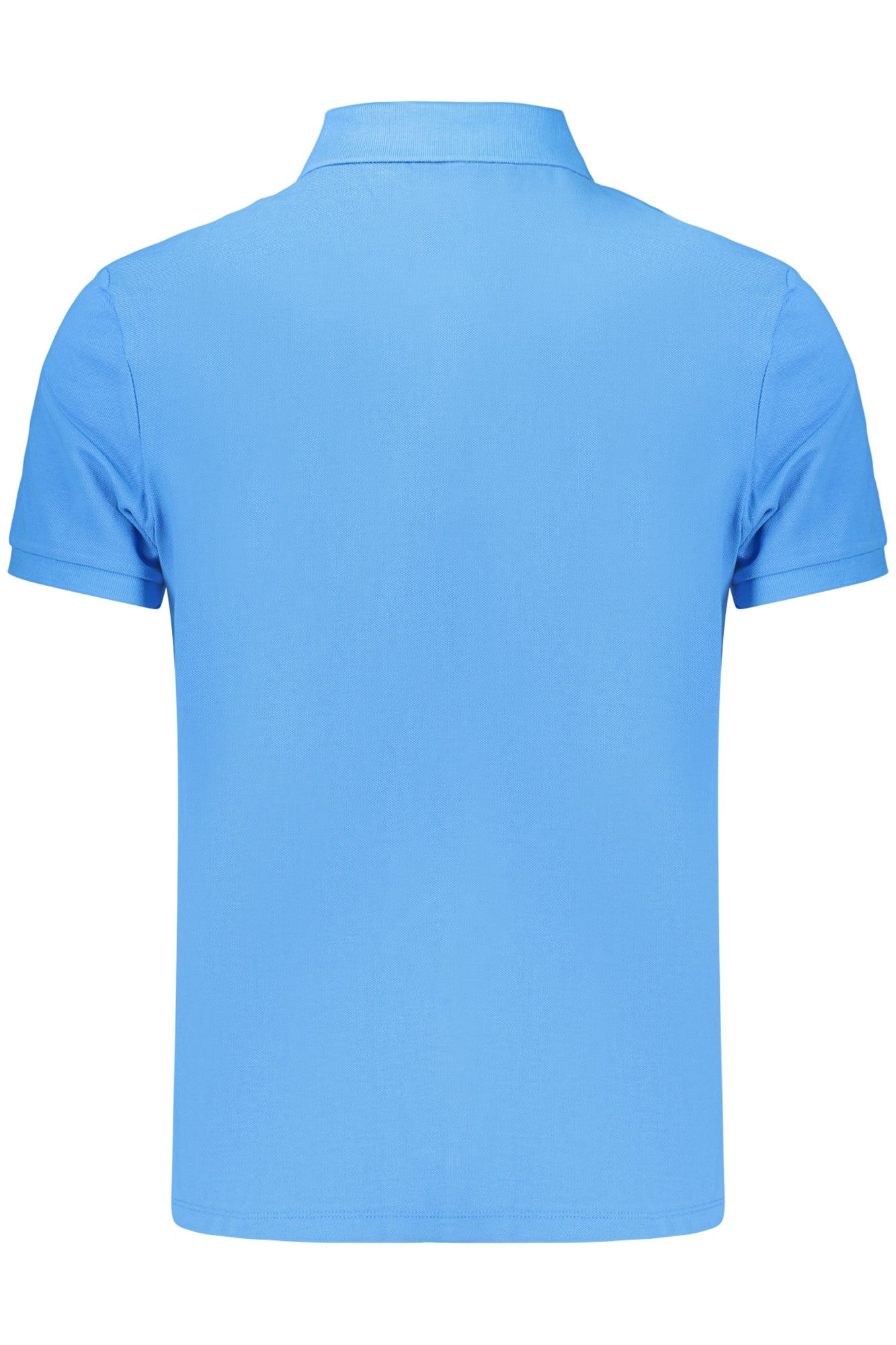 CALVIN KLEIN POLO MANICHE CORTE UOMO AZZURRO
