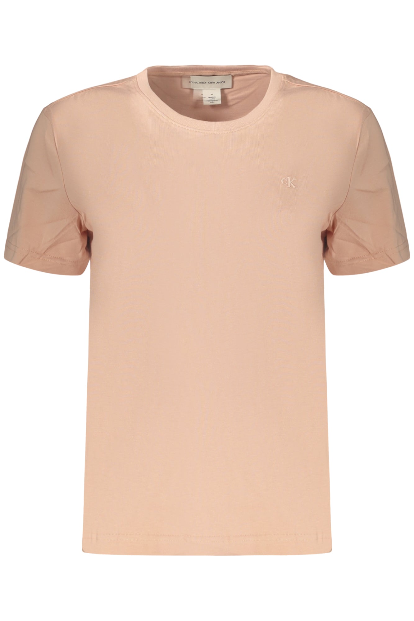 CALVIN KLEIN T-SHIRT MANICHE CORTE DONNA ROSA