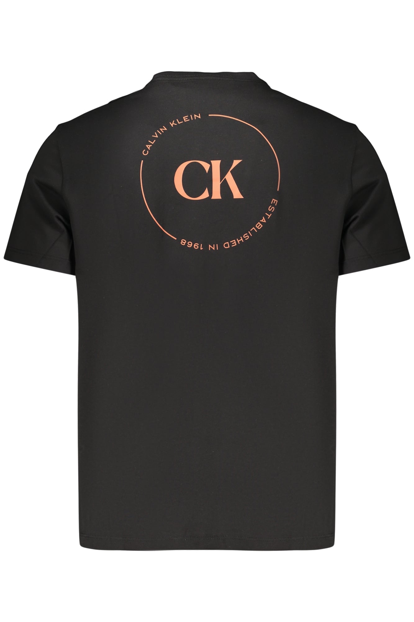 CALVIN KLEIN T-SHIRT MANICHE CORTE UOMO NERO