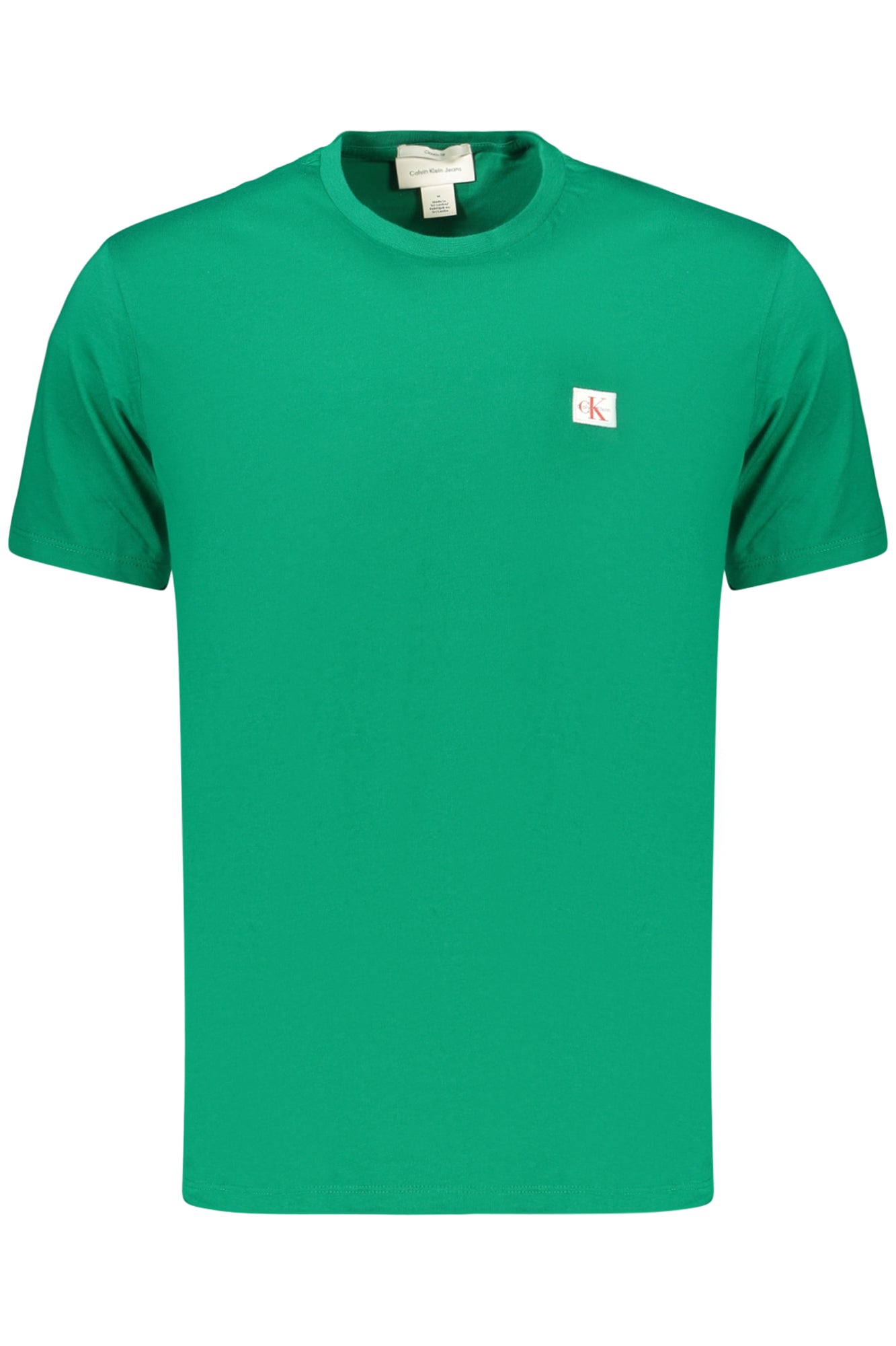 CALVIN KLEIN T-SHIRT MANICHE CORTE UOMO VERDE