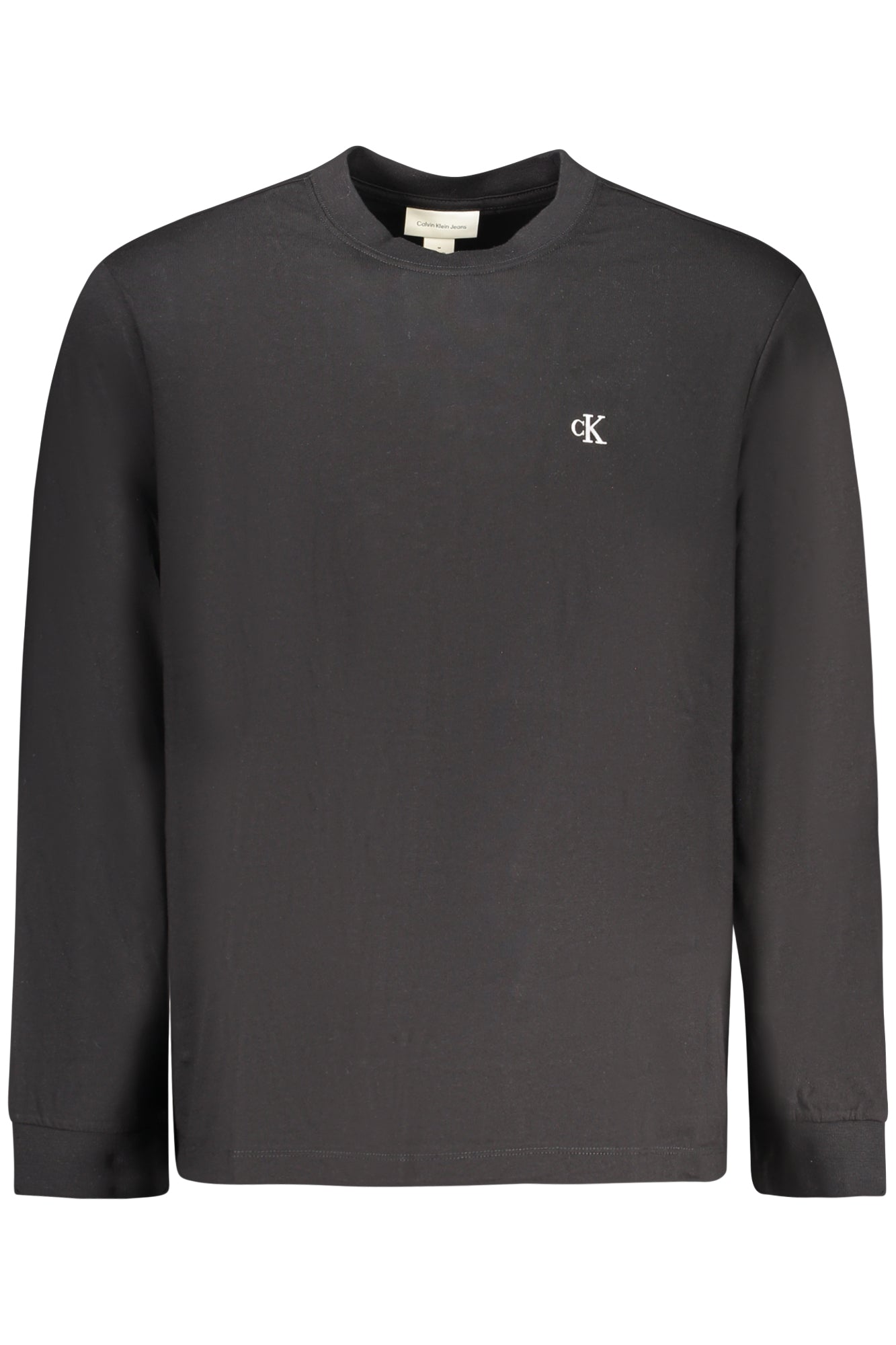 CALVIN KLEIN T-SHIRT MANICHE LUNGHE UOMO NERO