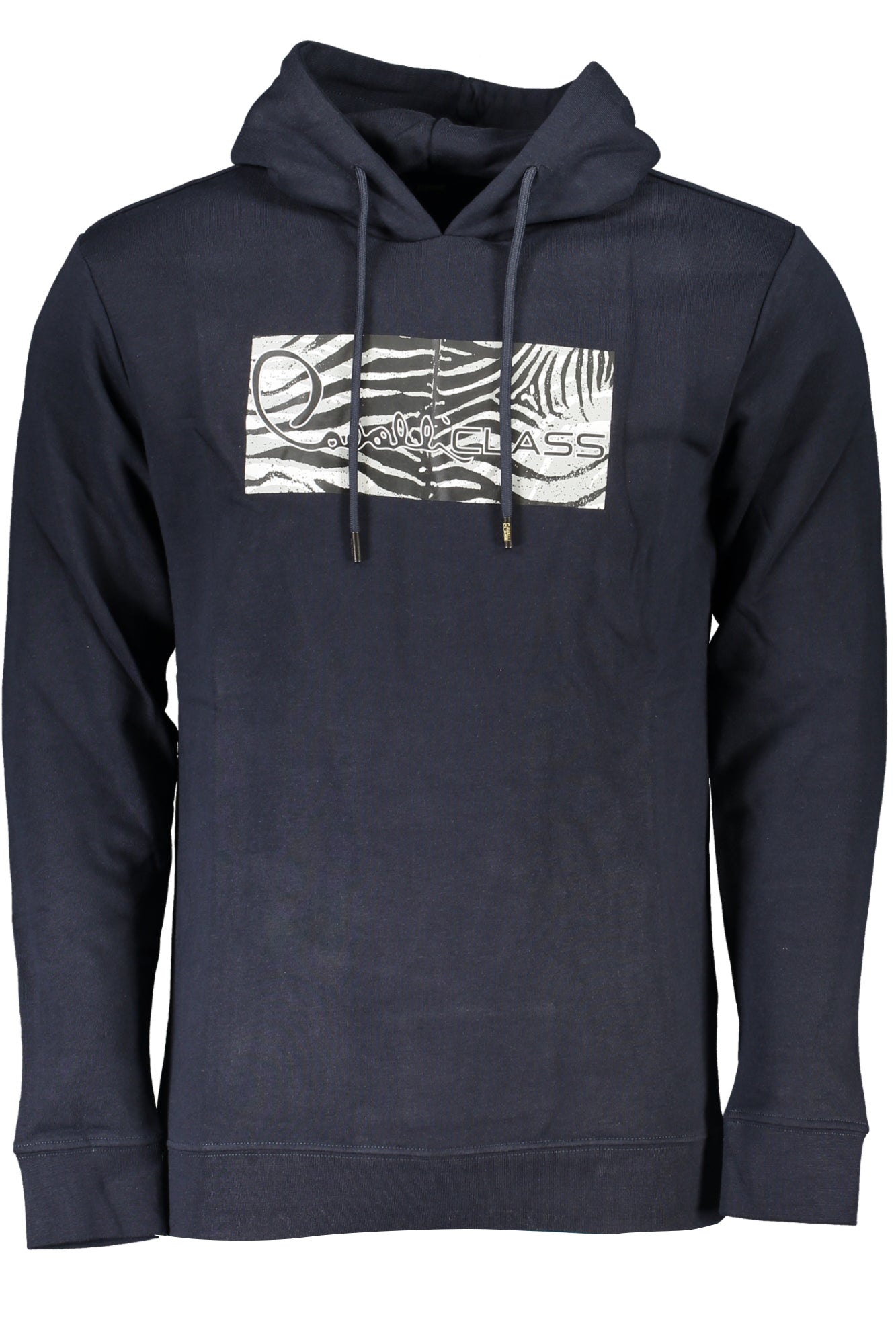 CAVALLI CLASS FELPA SENZA ZIP UOMO BLU