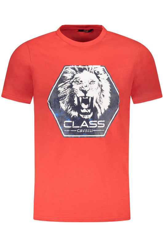 CAVALLI CLASS T-SHIRT MANICHE CORTE UOMO ROSSO