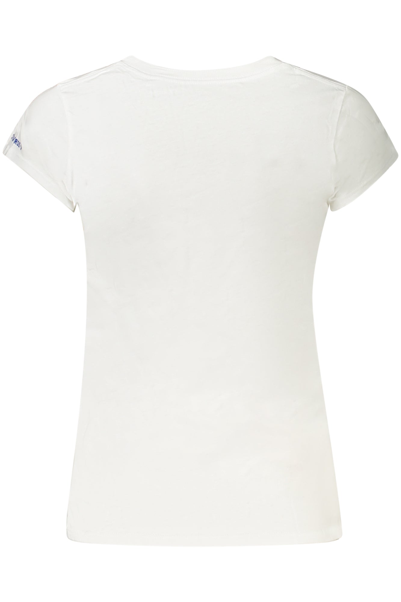 CONVERSE T-SHIRT MANICHE CORTE BAMBINA BIANCO