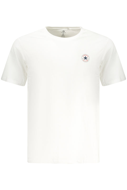 CONVERSE T-SHIRT MANICHE CORTE UOMO BIANCO
