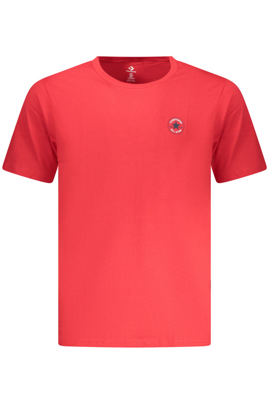 CONVERSE T-SHIRT MANICHE CORTE UOMO ROSSO