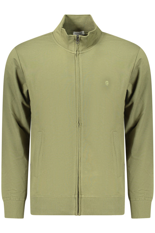 COVERI MOVING FELPA CON ZIP UOMO VERDE