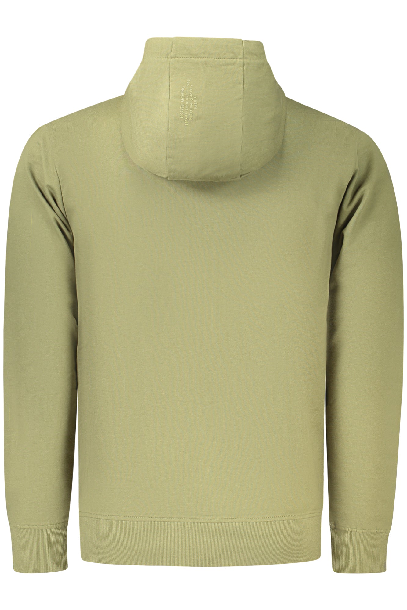 COVERI MOVING FELPA CON ZIP UOMO VERDE
