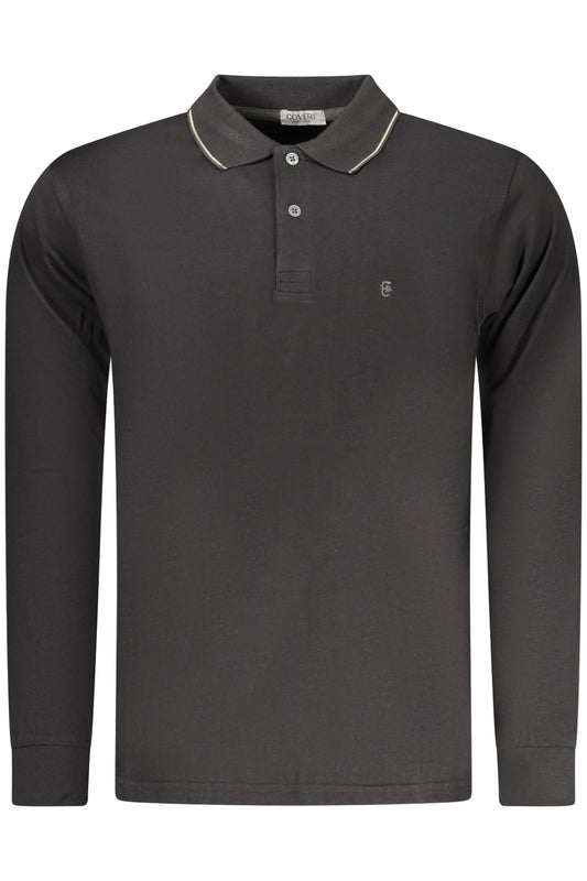COVERI MOVING POLO MANICHE LUNGHE UOMO NERO