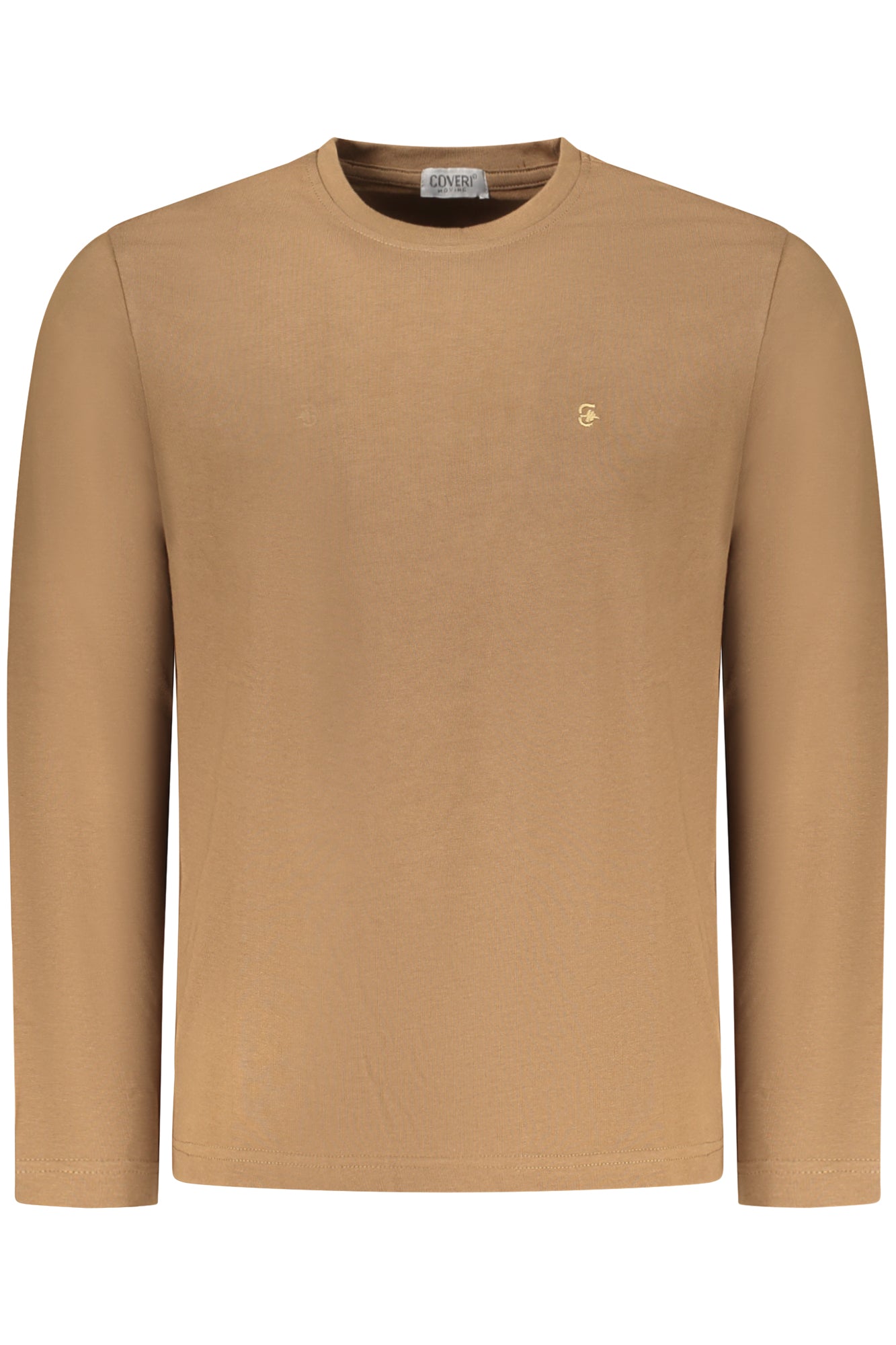 COVERI MOVING T-SHIRT MANICHE LUNGHE UOMO MARRONE
