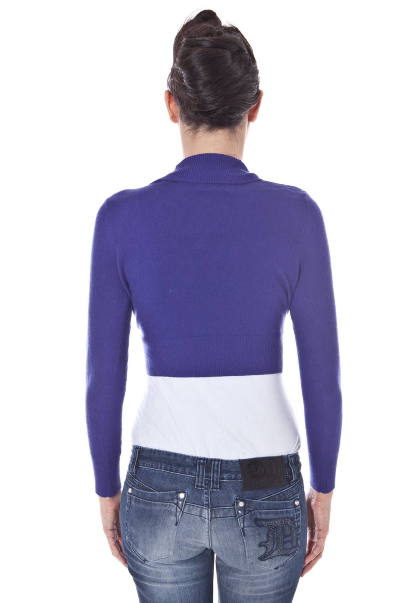DATCH COPRISPALLE MANICHE LUNGHE DONNA VIOLA