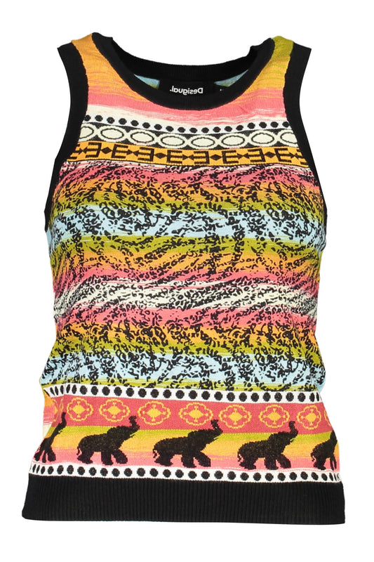 DESIGUAL CANOTTA DONNA NERO