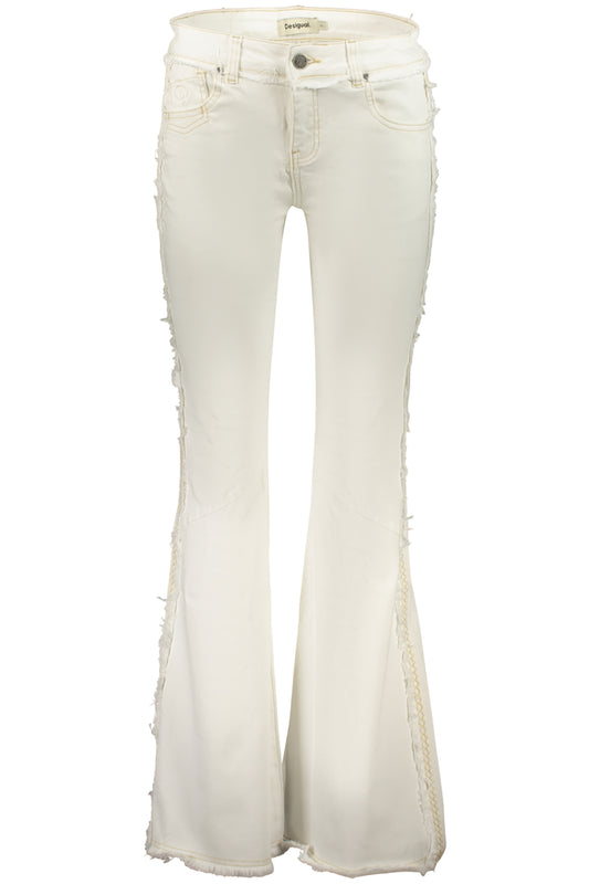 DESIGUAL JEANS DENIM DONNA BIANCO