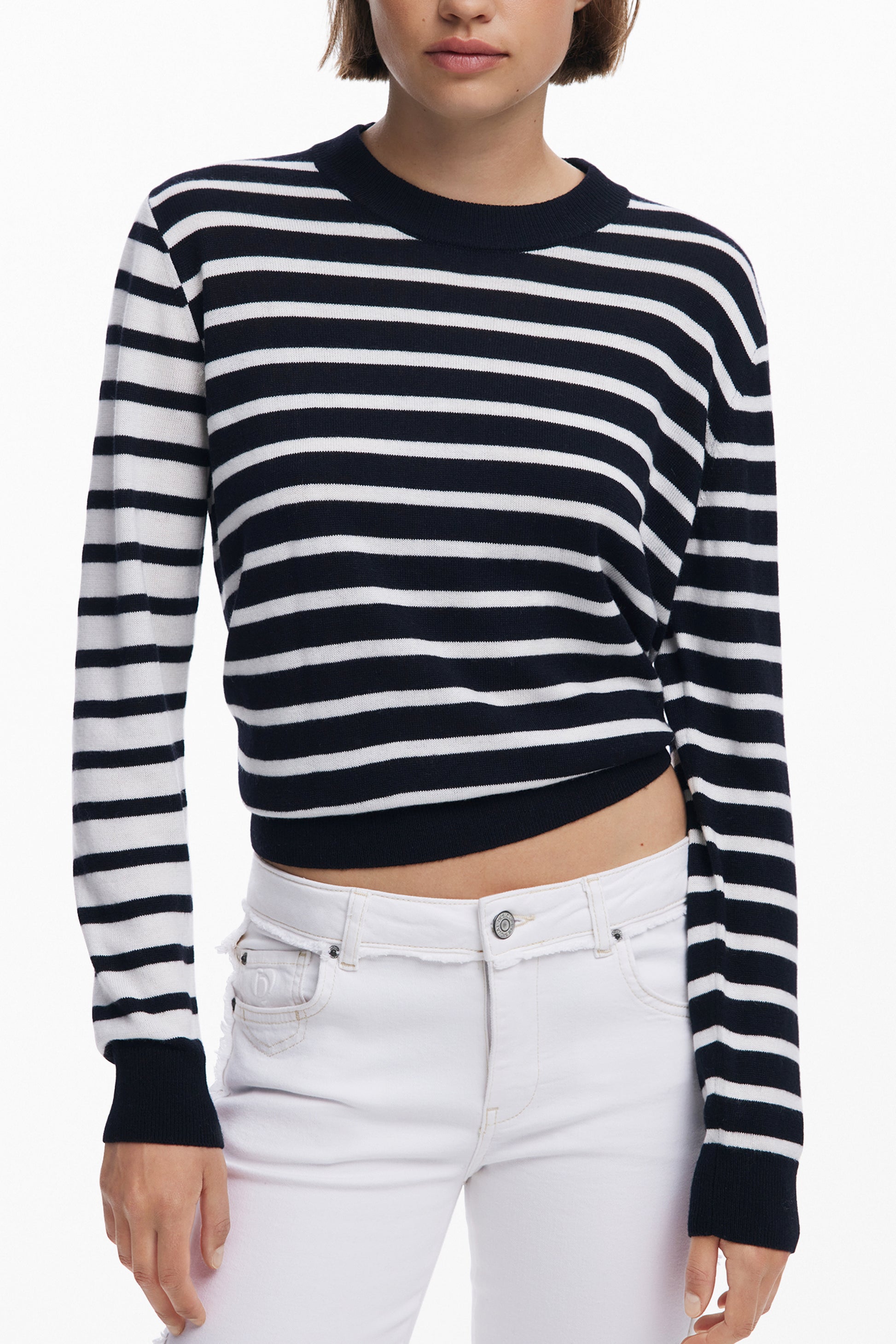 DESIGUAL MAGLIA DONNA NERO