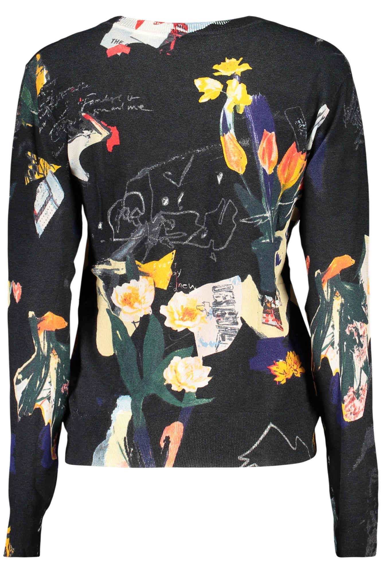 DESIGUAL MAGLIA DONNA NERO