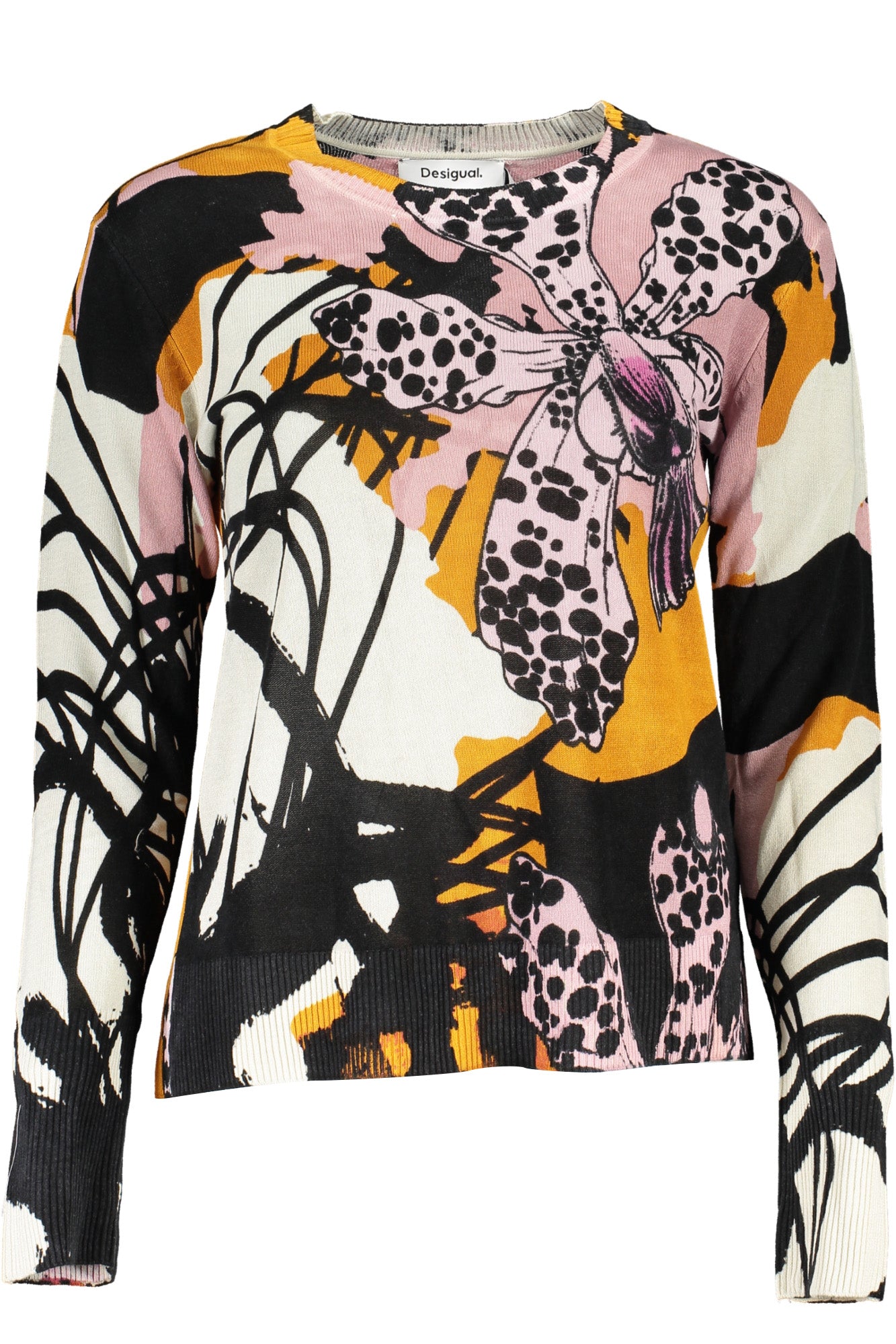 DESIGUAL MAGLIA DONNA ROSA