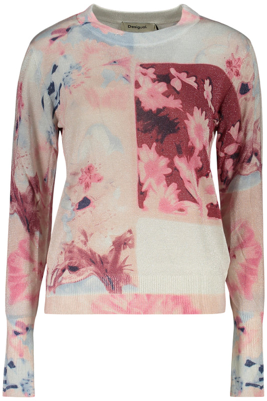 DESIGUAL MAGLIA DONNA ROSA