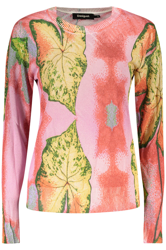 DESIGUAL MAGLIA DONNA ROSA