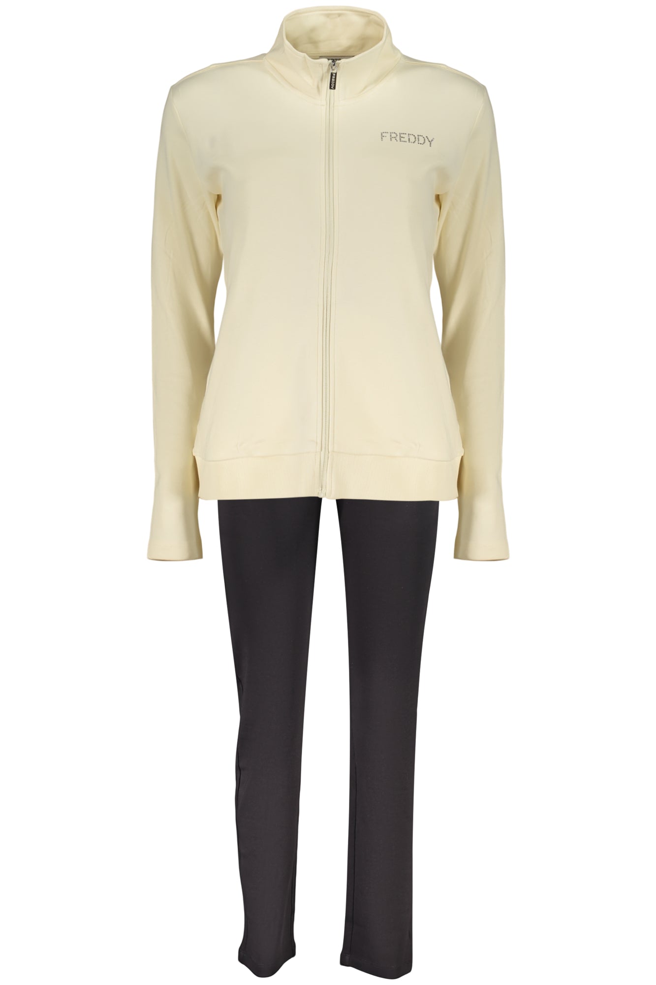 FREDDY FELPA CON ZIP DONNA BEIGE
