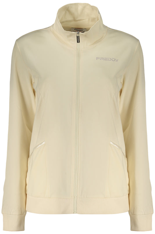 FREDDY FELPA CON ZIP DONNA BEIGE