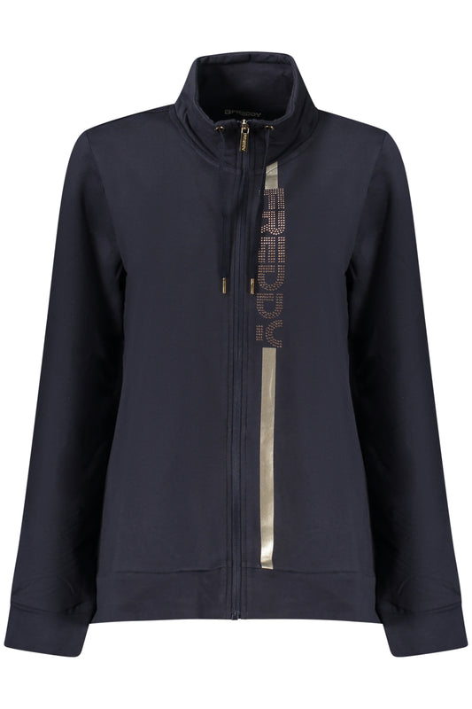 FREDDY FELPA CON ZIP DONNA BLU